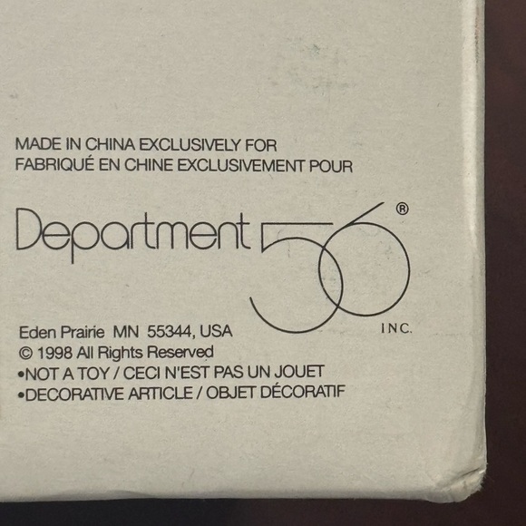 Mercury Glass Santa Speed Boat Christmas Tree Ornament Department 56 Handpainted - Picture 4 of 12